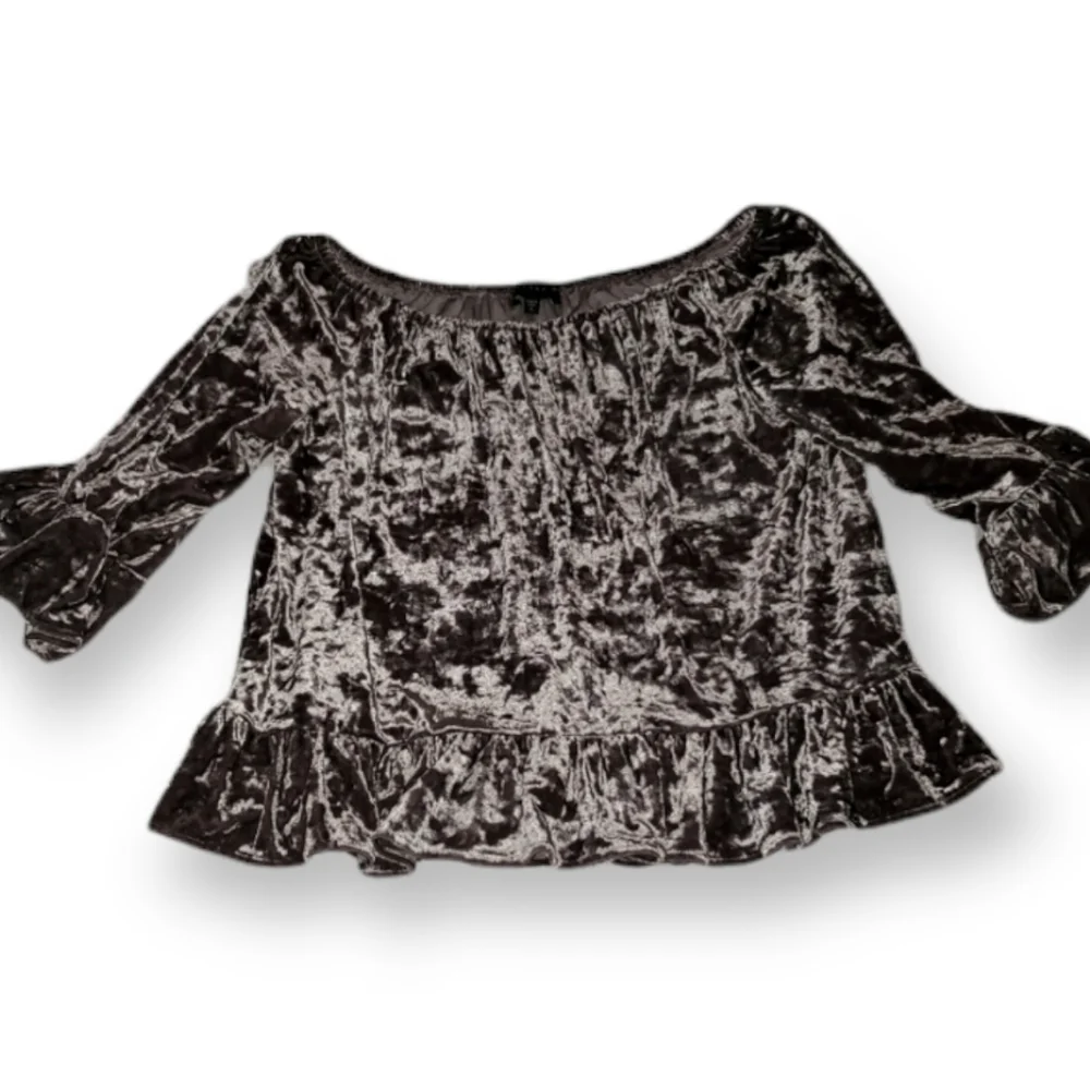Sanctuary beautiful crushed Velvet Blouse - Picture 3 of 10